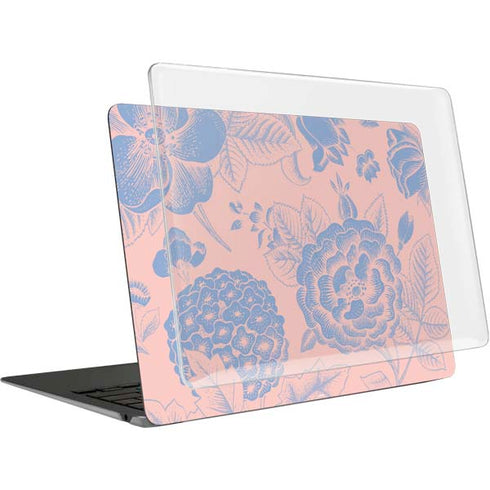 Rose Quartz & Serenity Floral MacBook Air 15in (2023-2025) Case plus Skin